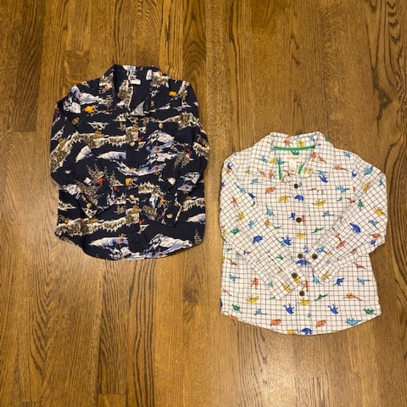 Toddler Long Sleeve Button Ups - Picture 1 of 3